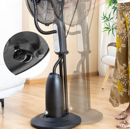 Ventilateur Brumisateur sur Pied 90W avec Télécommande - Fraîcheur Assurée