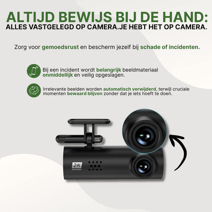 Caméra de tableau de bord VoiceGuard Pro 1080P avec vision nocturne et mode parking