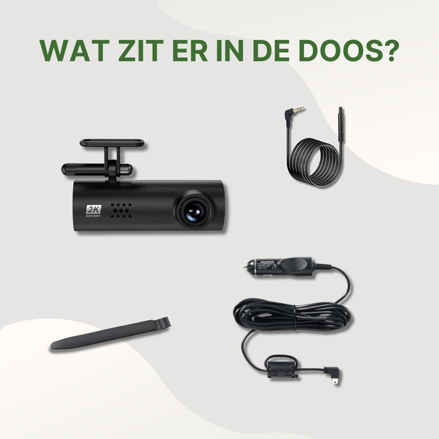 Caméra de tableau de bord VoiceGuard Pro 1080P avec vision nocturne et mode parking