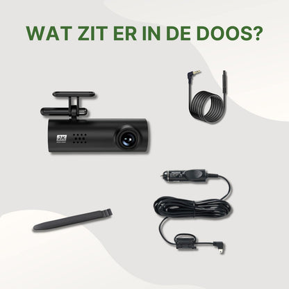 Caméra de tableau de bord VoiceGuard Pro 1080P avec vision nocturne et mode parking