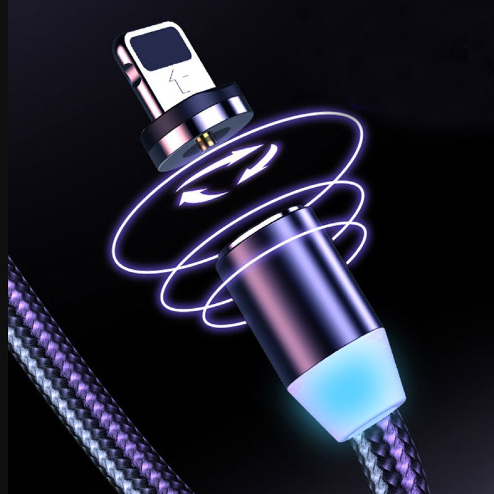 Câble Magnétique Universel en Argenté - Recharge Simple et Élégante