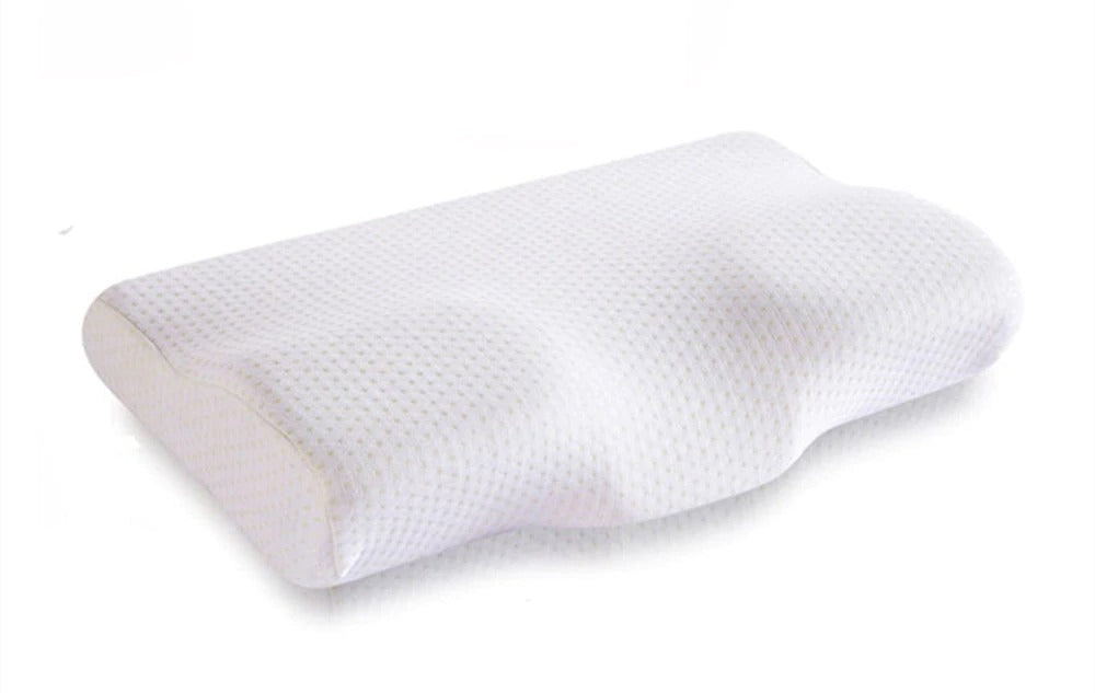 Oreiller Cervical en Mousse à Mémoire de Forme pour un Sommeil Réparateur et Santé optimale.