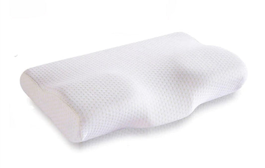 Oreiller Cervical en Mousse à Mémoire de Forme pour un Sommeil Réparateur et Santé optimale.