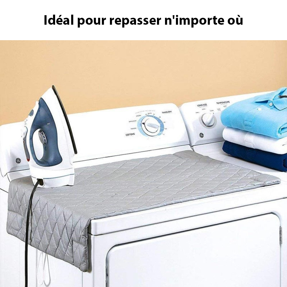 Tapis de Repassage Portable Antidérapant 85 x 48 cm
