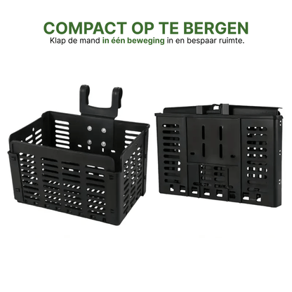 Panier à vélo pliable Zyro™ : pratique et élégant !